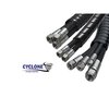 Kable Kontrol Cyclone® Hydraulic Hose Spiral Wrap - 5/8" Inside Dia - Heavy Duty HDPE - 66' Length Per Box - Yellow HGPW-20-66-YW
